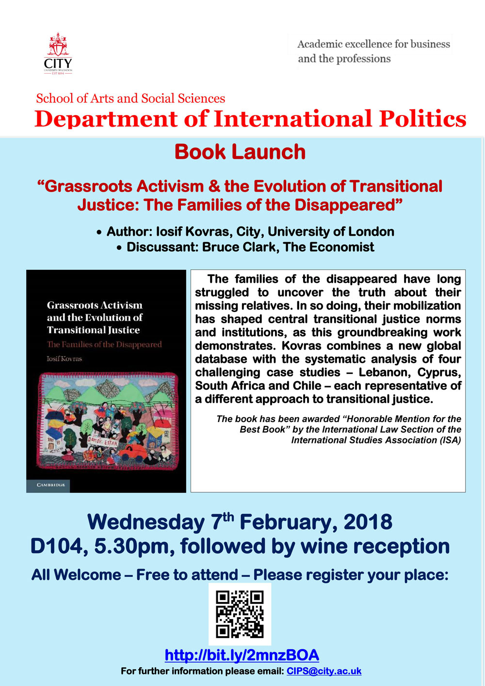 Invitation to book launch: 