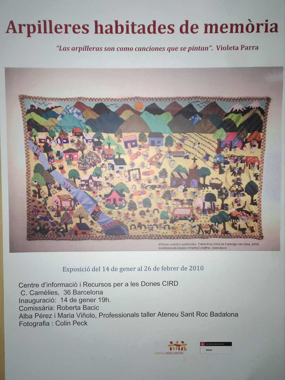 Poster announcing exhibition: 