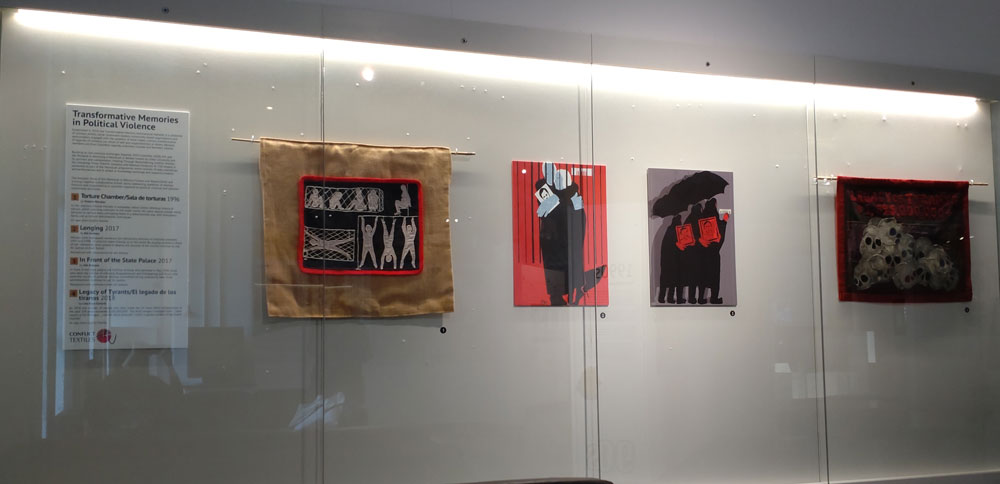 The four piece exhibition specially curated for the TMIN MemoLab programme in Northern Ireland, on display in The Troubles and Beyond