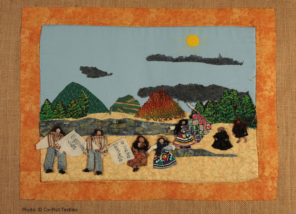 'La lucha continua / The struggle continues', by Linda Adams. (Photo: Martin Melaugh)