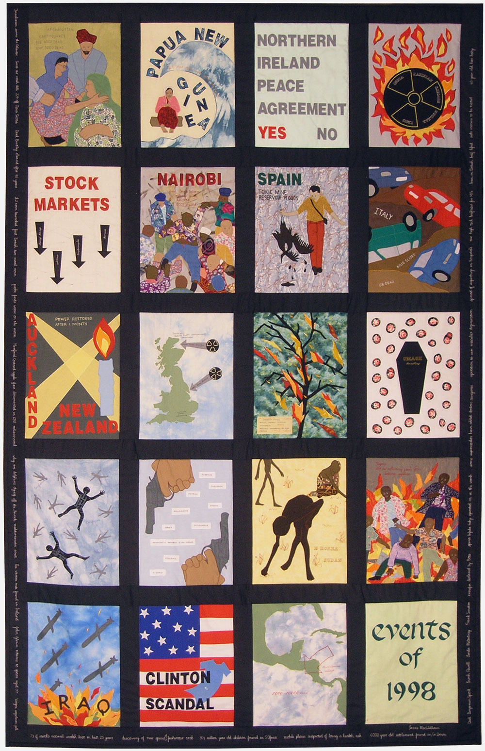 'Events of 1998', by Irene MacWilliam. (Photo: Irene MacWilliam)