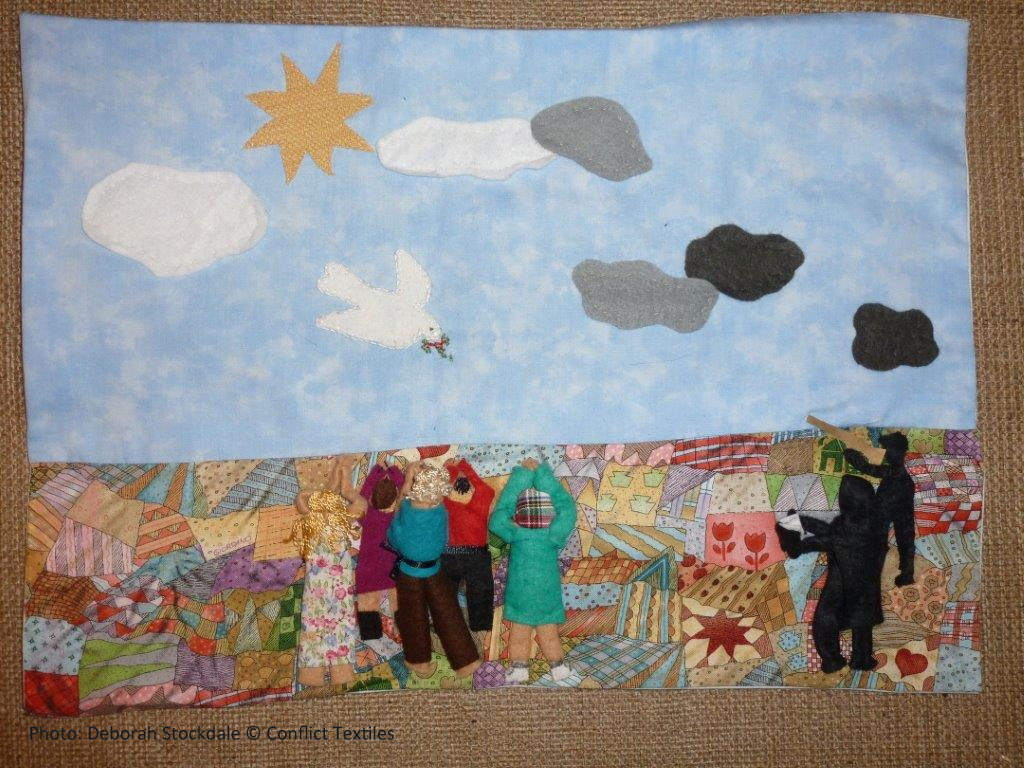 'Praying for Peace', by Moira Graham. (Photo: Deborah Stockdale)