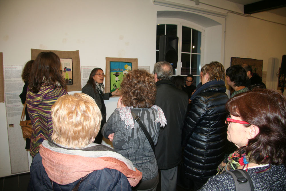 Launch of Exhibition: 'COSIENDO PAZ: Conflicto, Arpilleras, Memoria / STITCHING PEACE: Conflict, Arpilleras, Memory', (Photo:Fundación Museo de la Paz de Gernika)